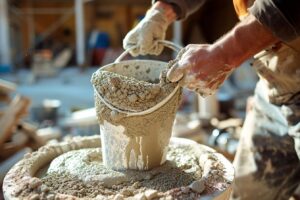 Dosage du mortier au seau : la méthode infaillible