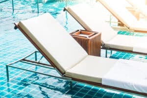 transat de piscine