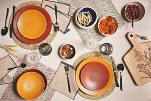 harmonieuse assiettes design table