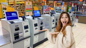 les caisses automatiques cest termine auchan leclerc… les enseignes de supermarches alertent les clients