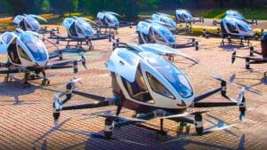 130kmh, trajet de 25 minutes… les taxis volants sans pilote ont reçu l’autorisation de prendre des passagers en chine