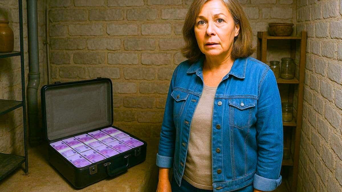 elle découvre une valise contenant plus de 500.000€ dans la cave de sa mère, la justice garde l'argent pour cette raison (1)