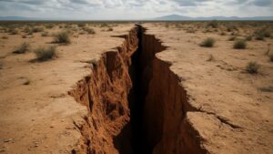 ce continent se coupe litteralement en deux la faille grandit de jour en jour et les images sont impressionnantes