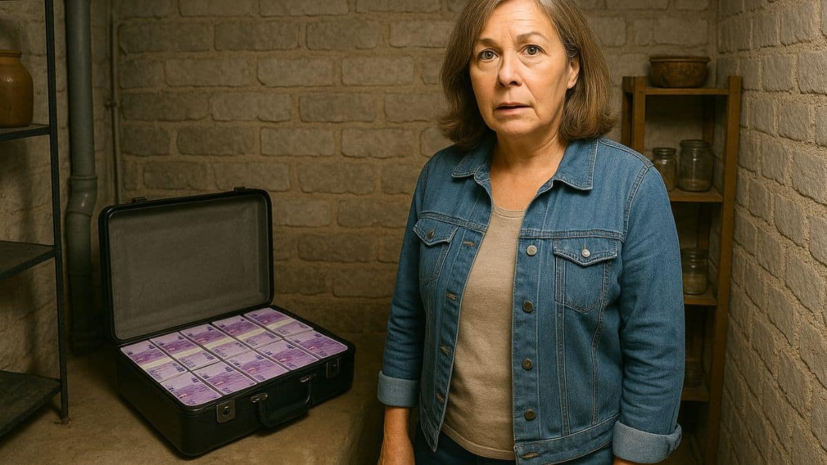 elle decouvre une valise contenant plus de 500.000e dans la cave de sa mere la justice garde largent pour cette raison (1)