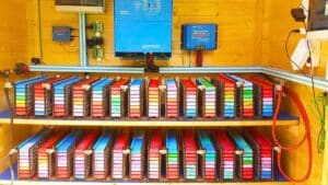 « plus de 650 batteries » il fait fonctionner sa maison entière depuis 2016 grâce à des batteries de vieux ordinateurs (1)